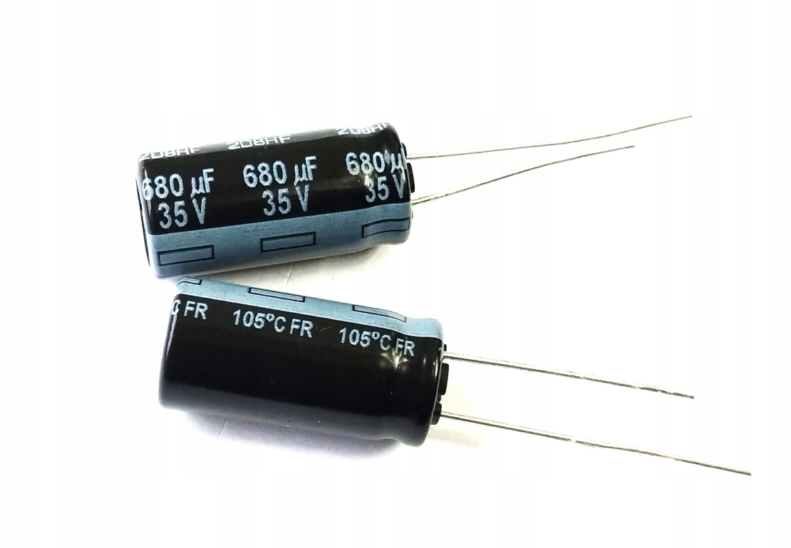 [2szt] Kondensator Panasonic Fr 680uF 35V Ø10x20mm niska impedancja 20mR