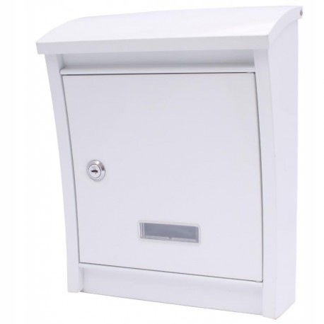Poštovní Schránka Dalmácie Bílá 25x32x8-12 cm