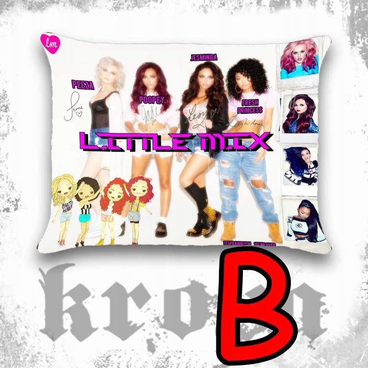 Poduszka LITTLE MIX #Wzory! Wielka 40x60cm! Typ poduszka