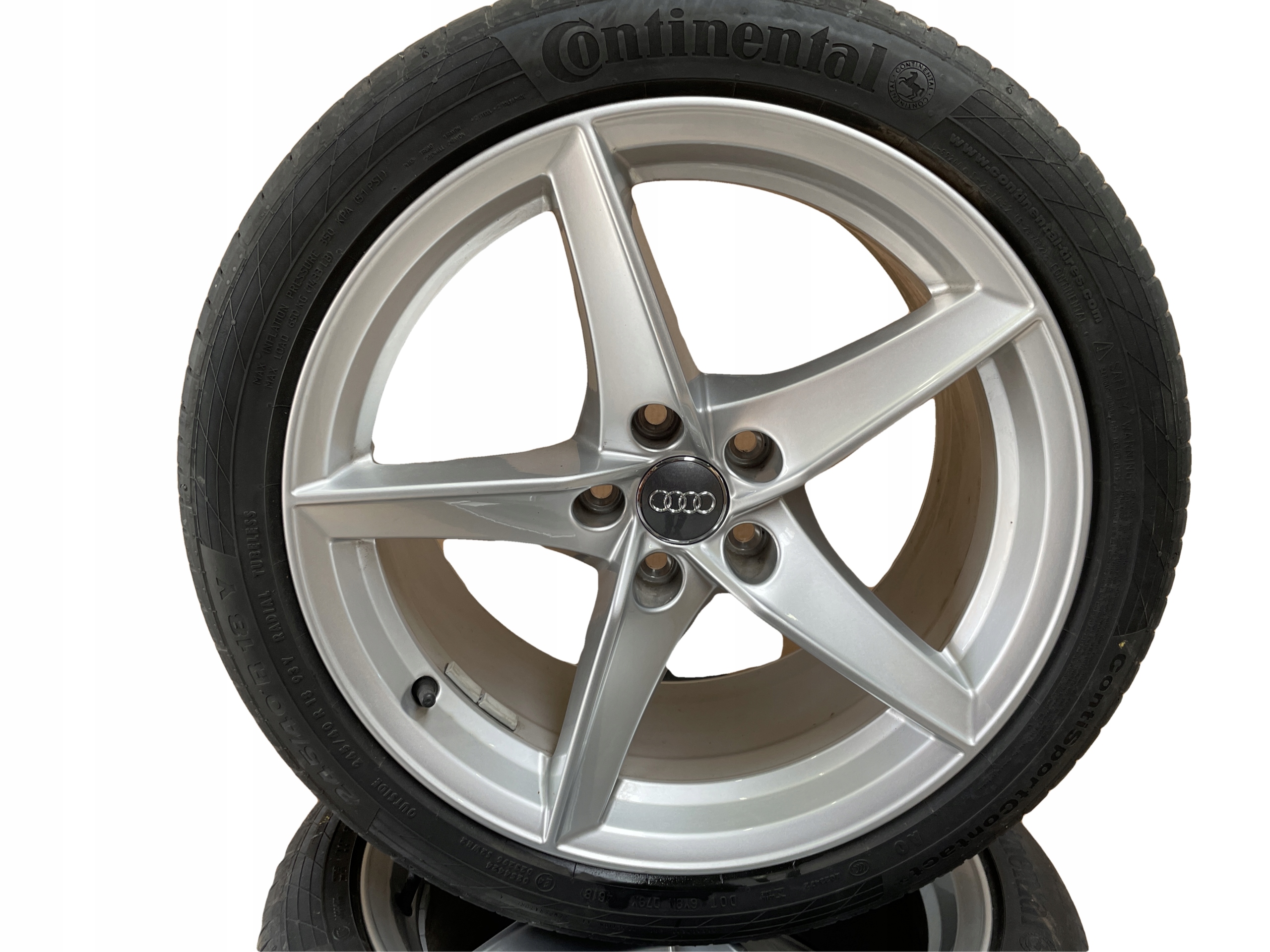 AUDI A5 8W wheels discs 245/40R18 CONTINENTAL