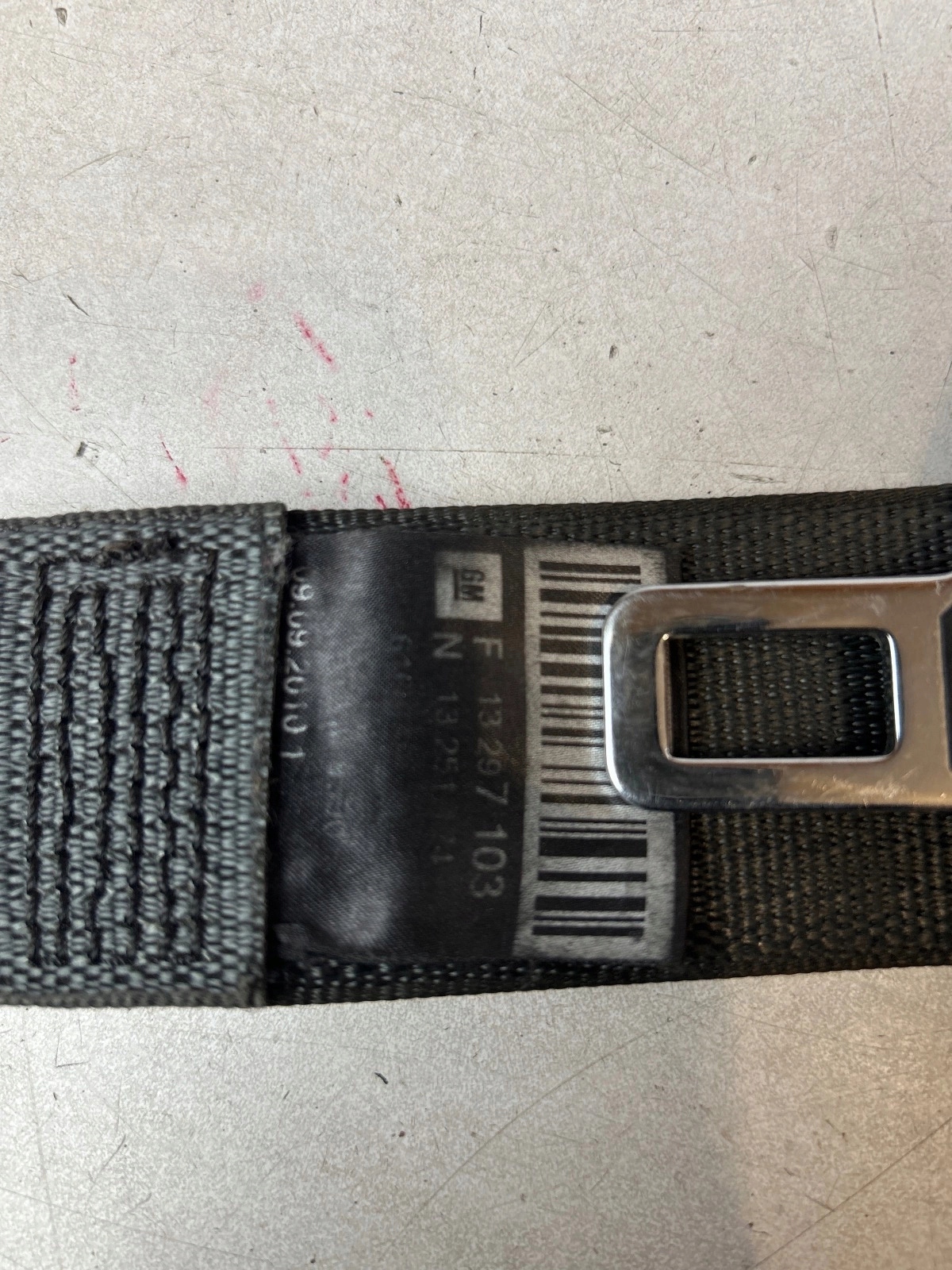tension belt safety front front right Chevrolet Orlando and