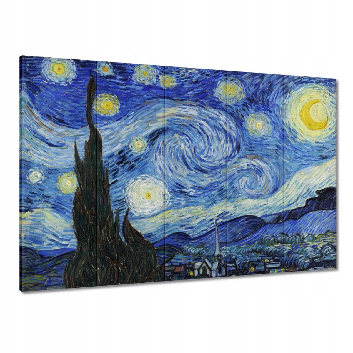 Obrazy 225x160 Gwieździsta noc Van Gogh