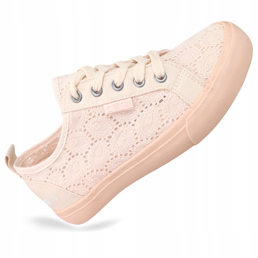 

koronkowe różowe buty dziecięce Big Star JJ374006