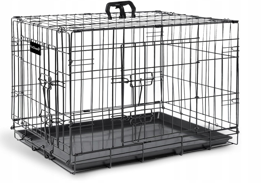 Levně Kovová Kotec FurDreams 57 x 92 x 63 cm