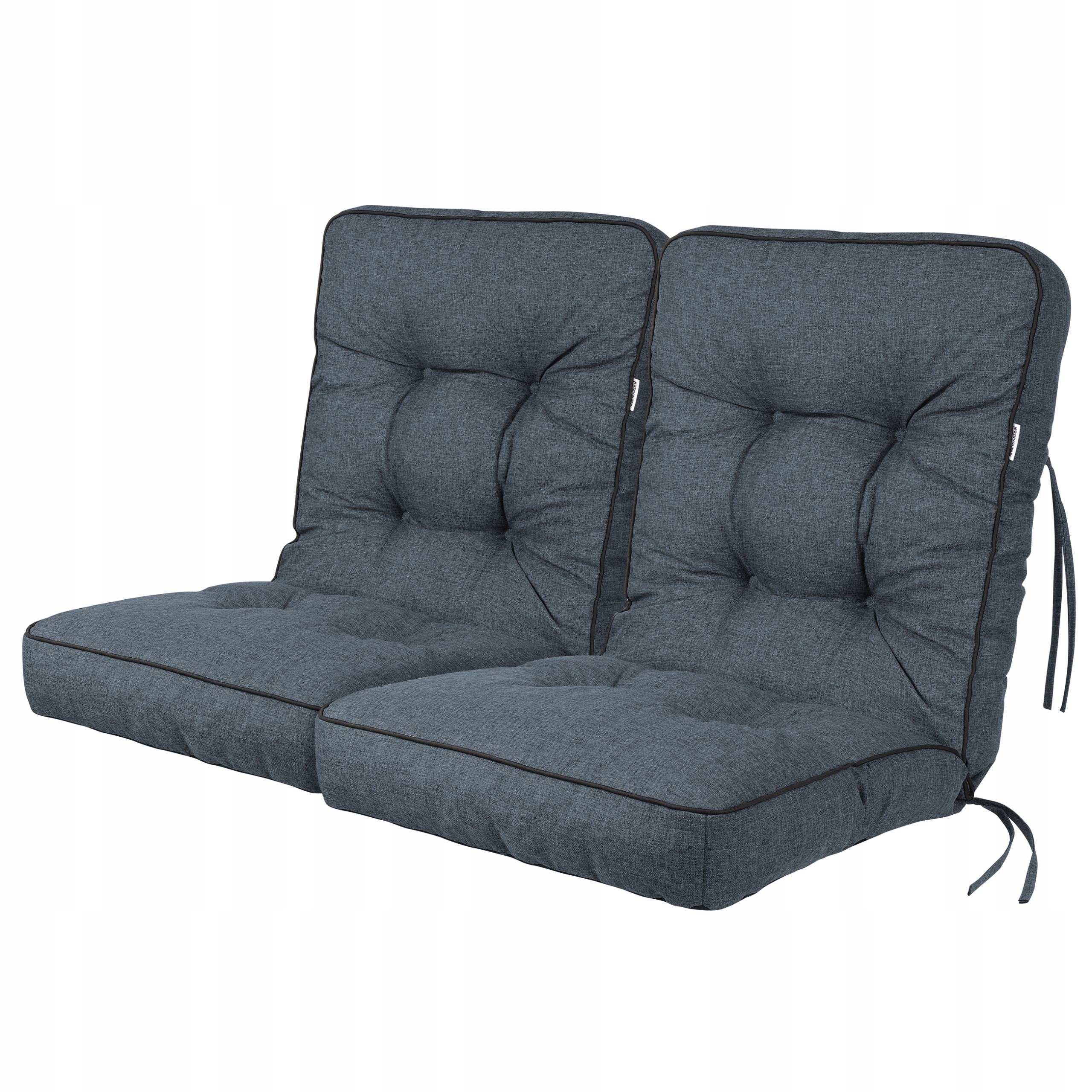 Polštář na zahradní houpačku 120 cm (2x60) zahradní lavičku, zahradní židle