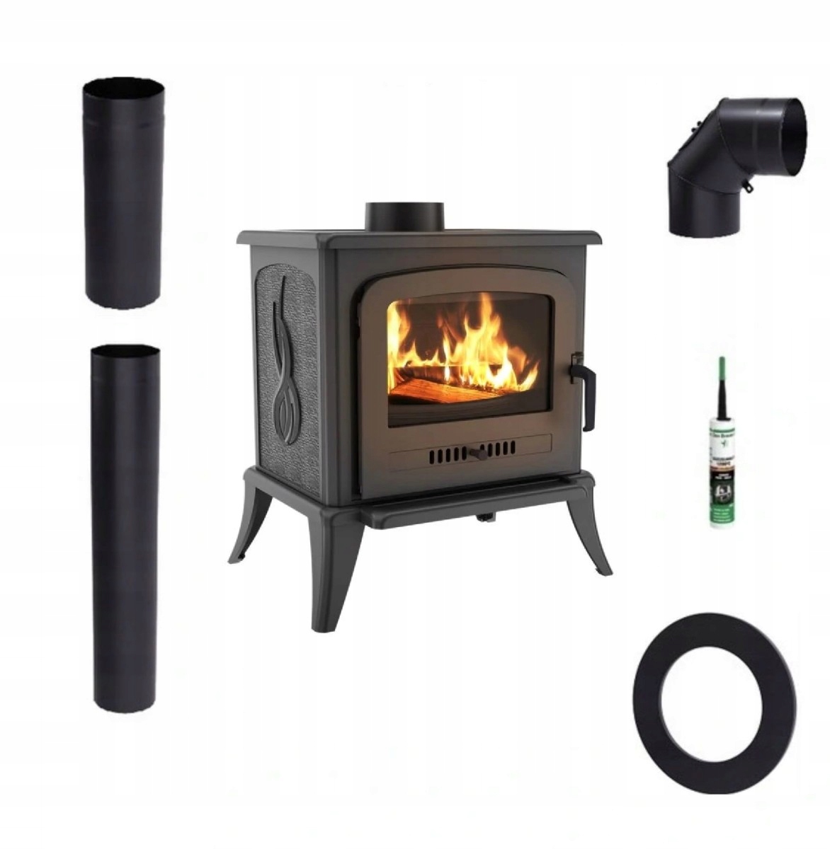 Volně Stojící Litinová Kamnáře K7 130 MM Kamna