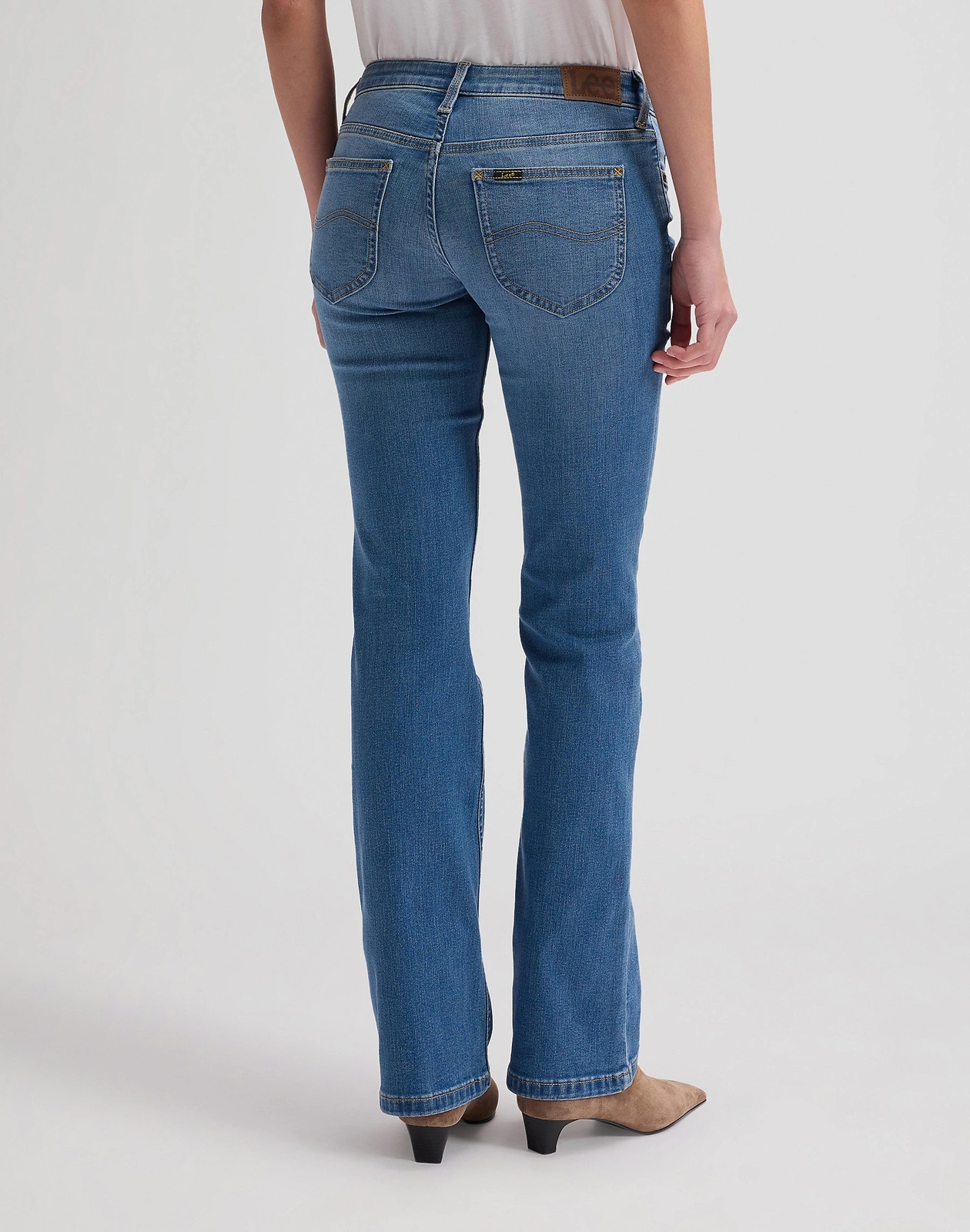 Dámské bootcut džíny Lee Jessica Sunkissed Blue 112376708 27/31