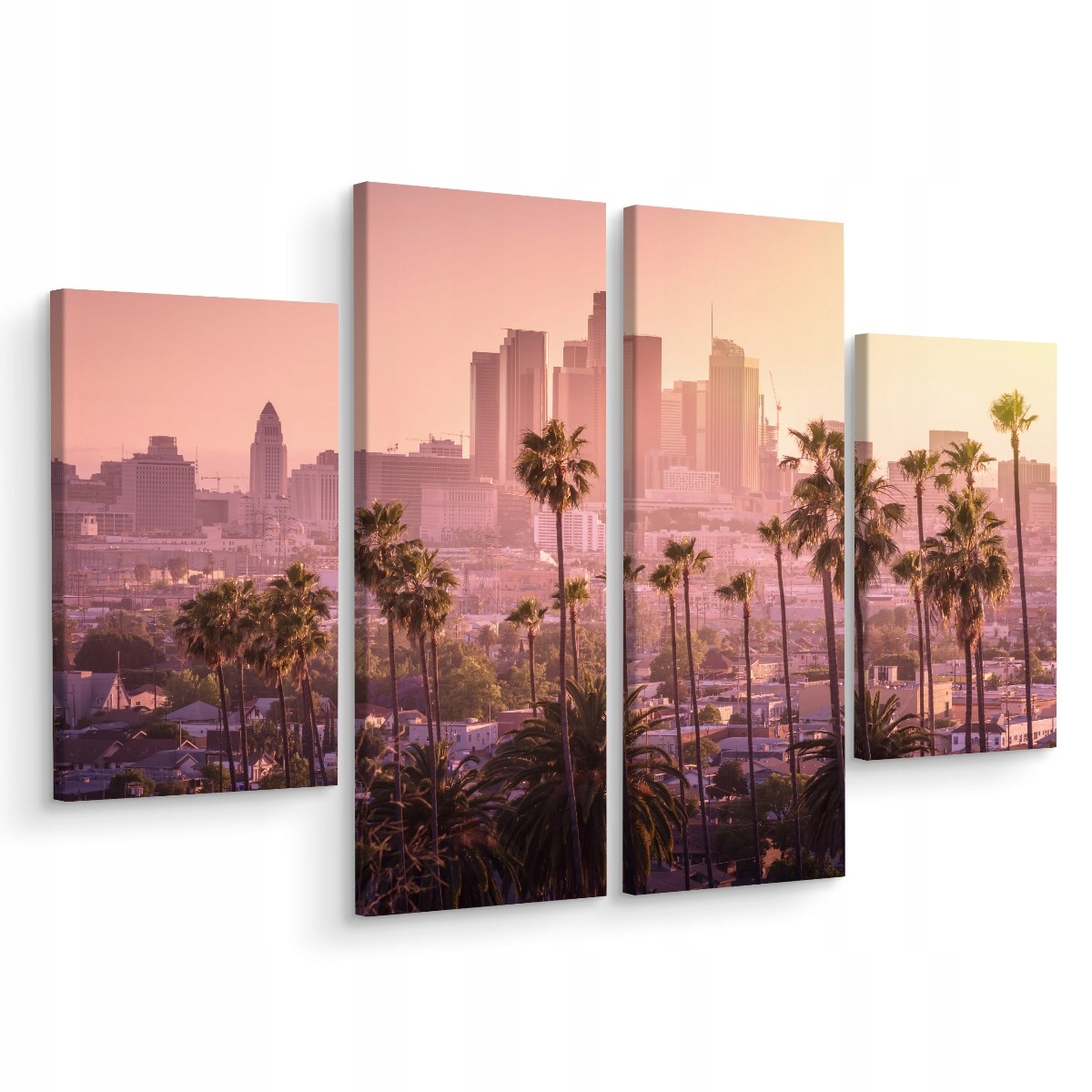 Obraz 4 Částečný Los Angeles Panorama 3D 120x90