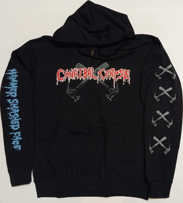 Cannibal Corpse Hammer Smashed Face death metal mikina s kapucí M