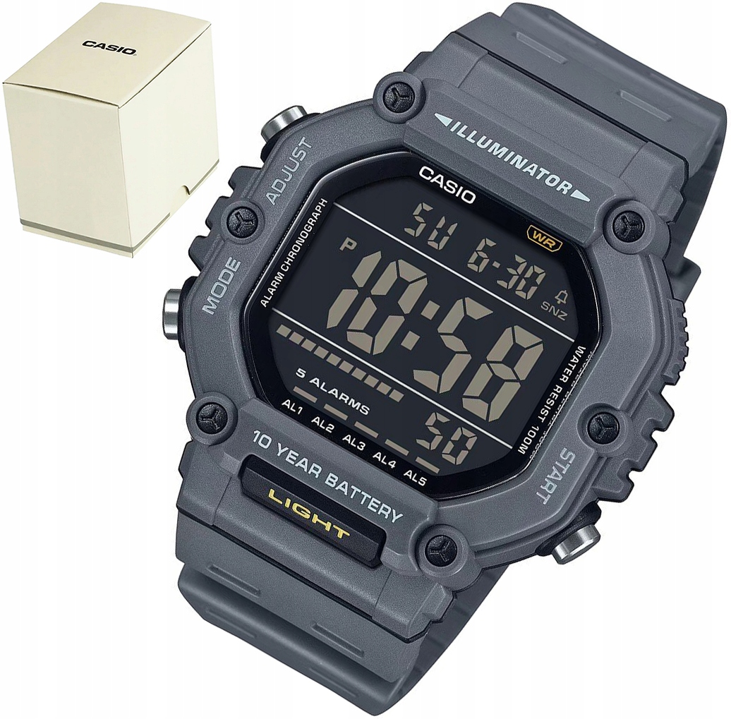 Pánské Casio Sportovní Hodinky AE-1600H-8BVEF Wr 100 M