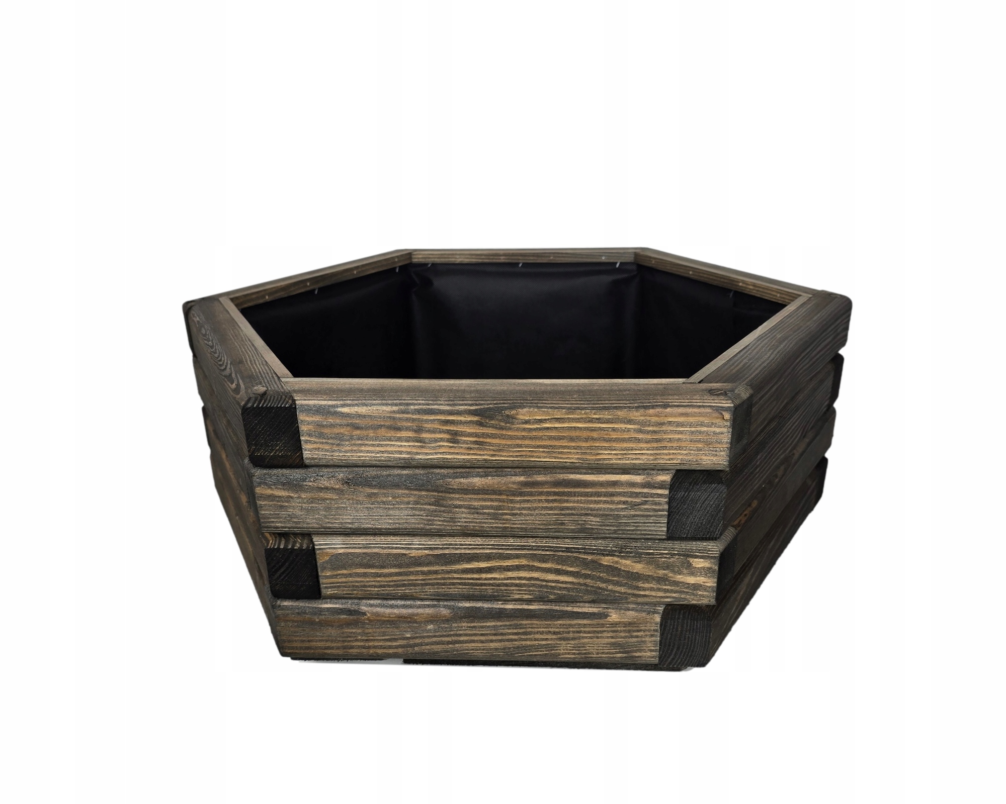 Zahradní květináč, dřevěný Samet 60/53/25 cm Palisander