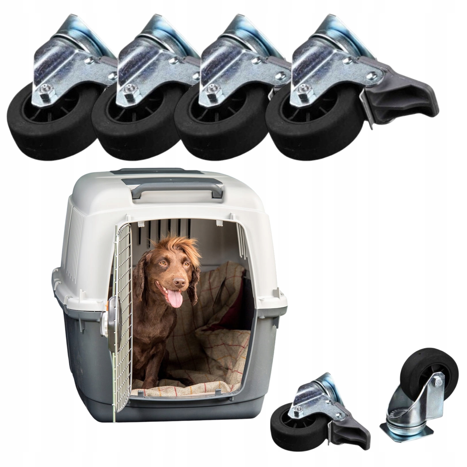 Kółka Do Transportera Bracco 4 5 6 Iata Idealny do podróży Zestaw 4 Sztuk