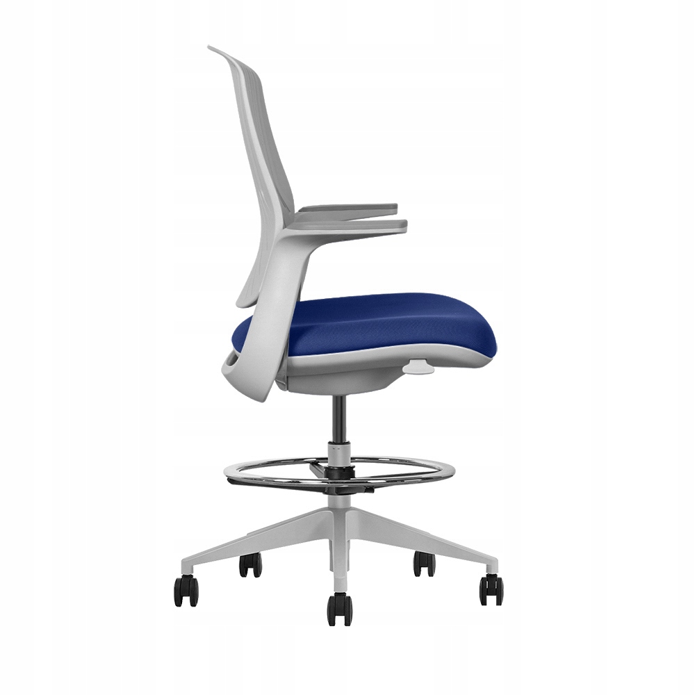 Otočné Kreslo Ergonomická Kancelárska Stolička Chromovába Stojan Na Nohy