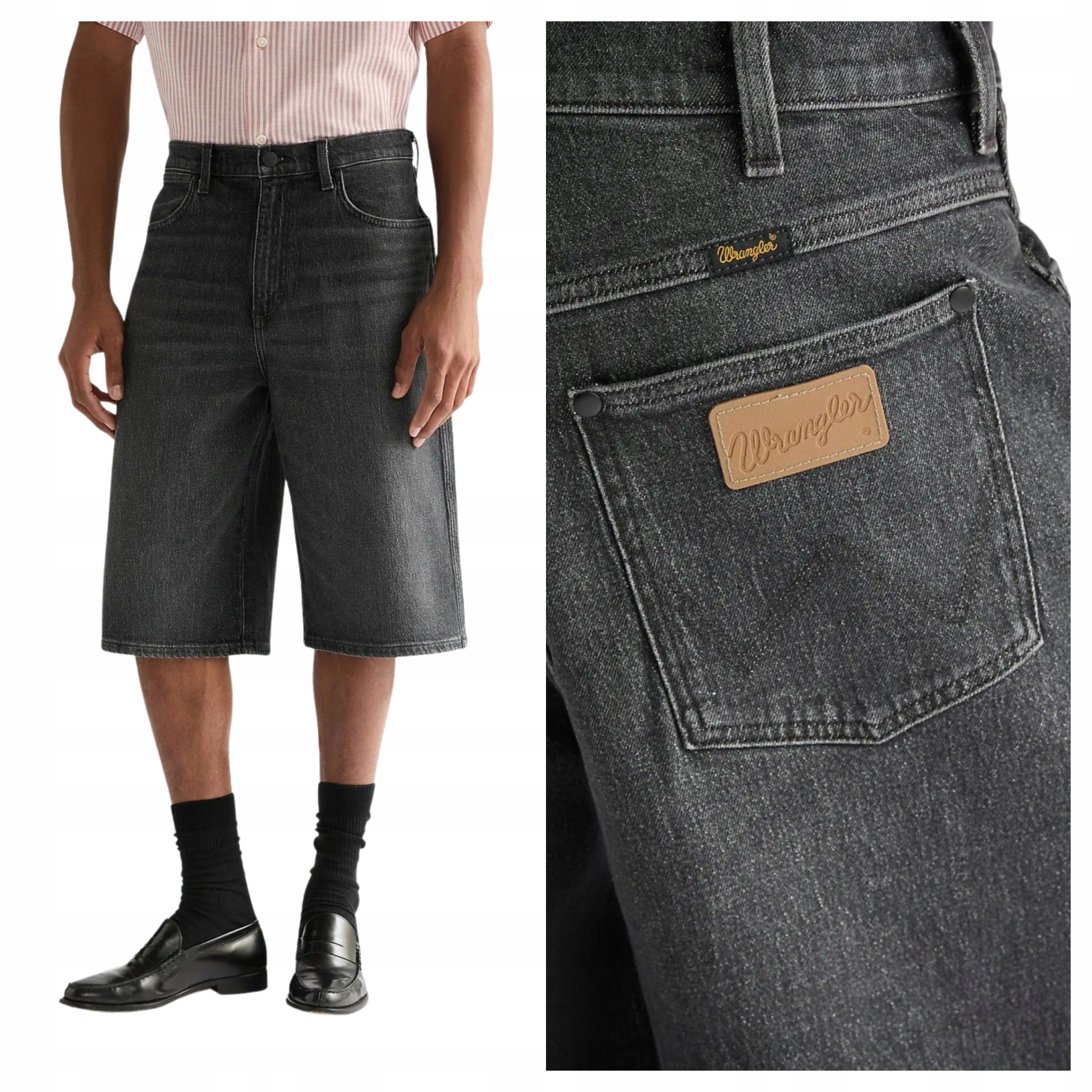 Kraťasy Wrangler Jort Shorts Iron Fawn Šedé šortky Slim W32