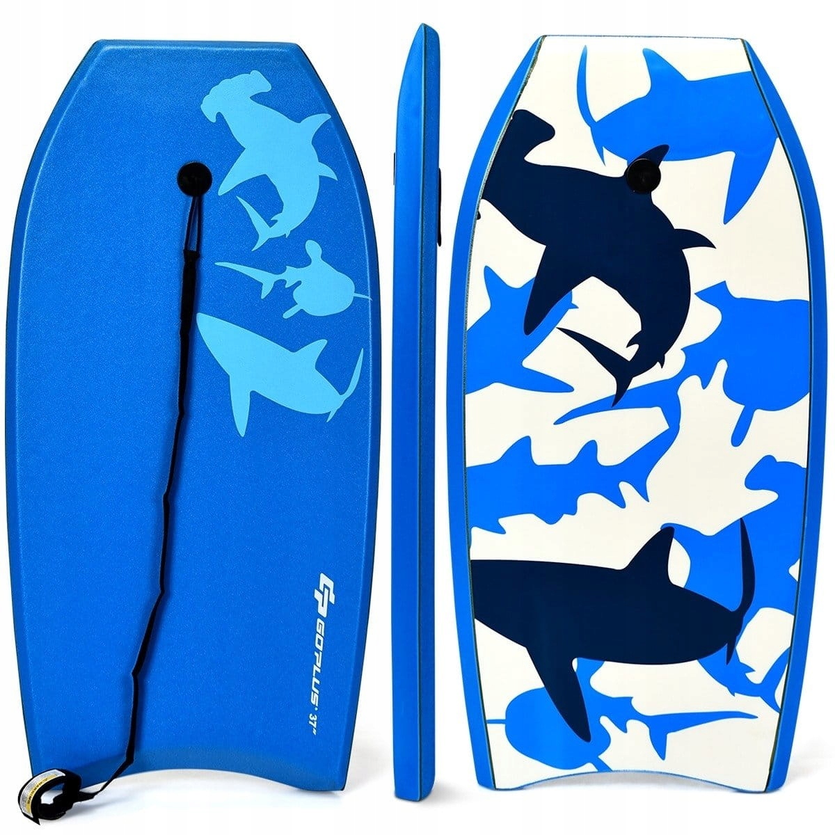 Deska surfingowa Costway bodyboard swimboard do pływania 104x52x6cm