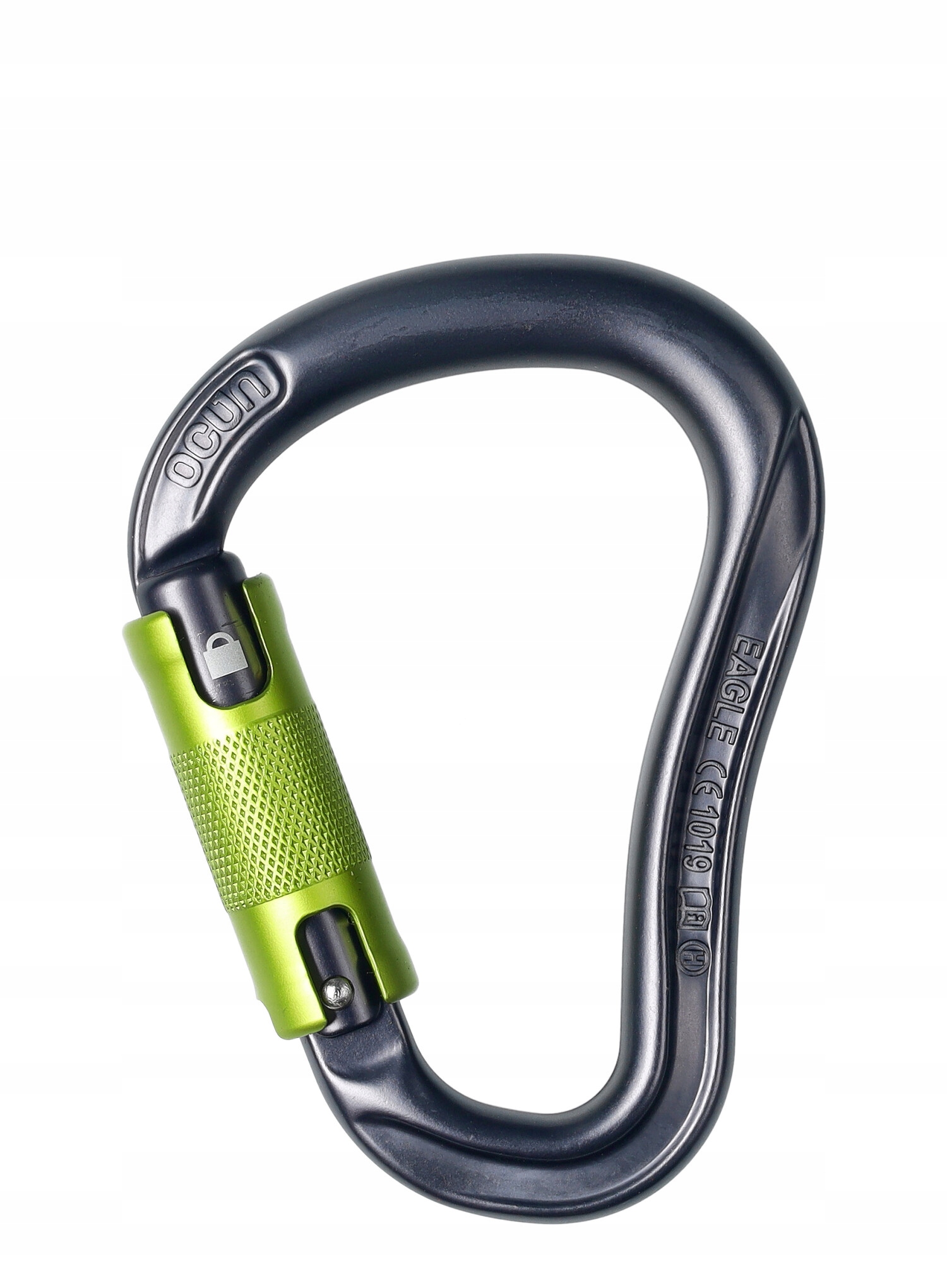 Karabinek wspinaczkowy Ocun Eagle Hms Twist anthracite/green