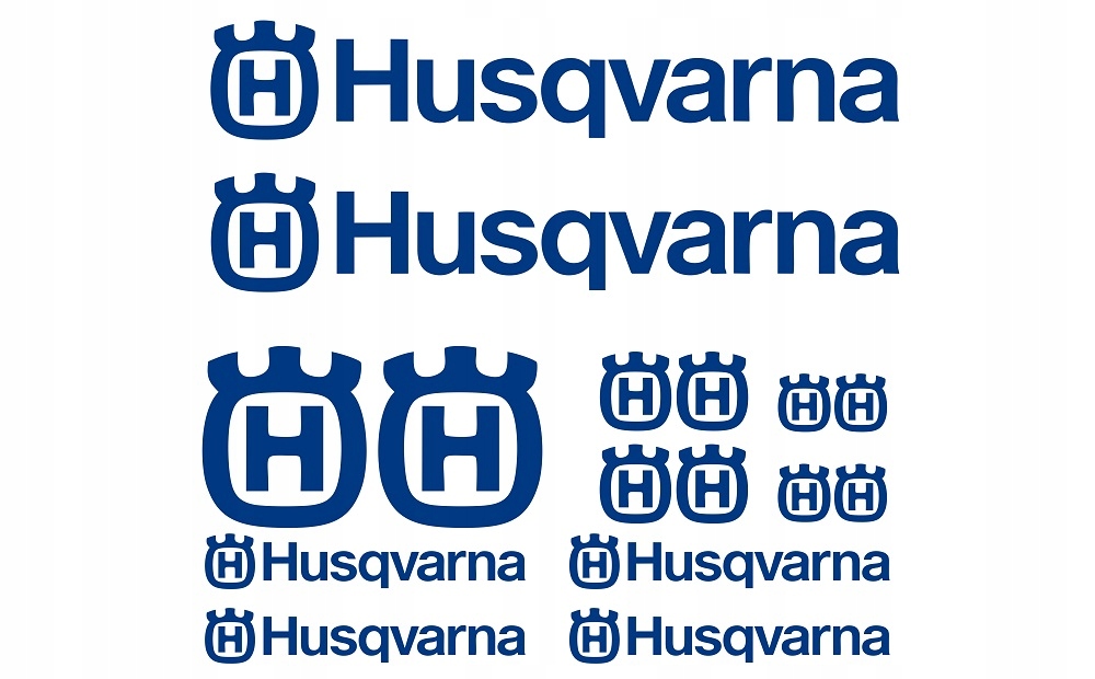 Naklejka zastępcza Husqvarna na motor Naklejki