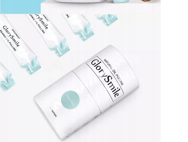 100% naturalny Płyn do płukania ust Wybielający zęby 14x10ml