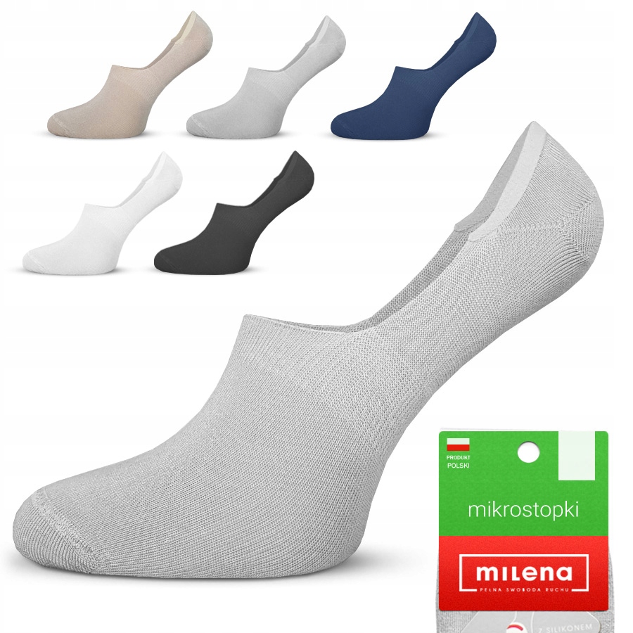 

Mikro Stopki skarpety męskie Bambusowe Milena 4244