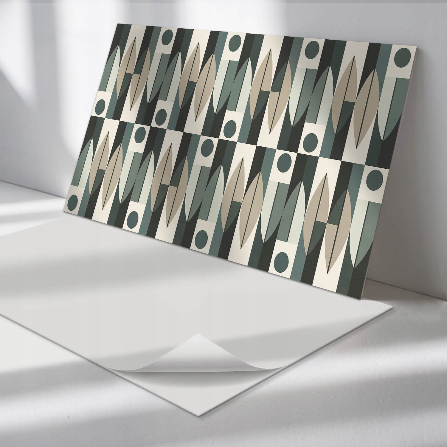 Balíček Pvc vinylových panelov Abstraktný geometrický vzor 6 ks 60x30 cm