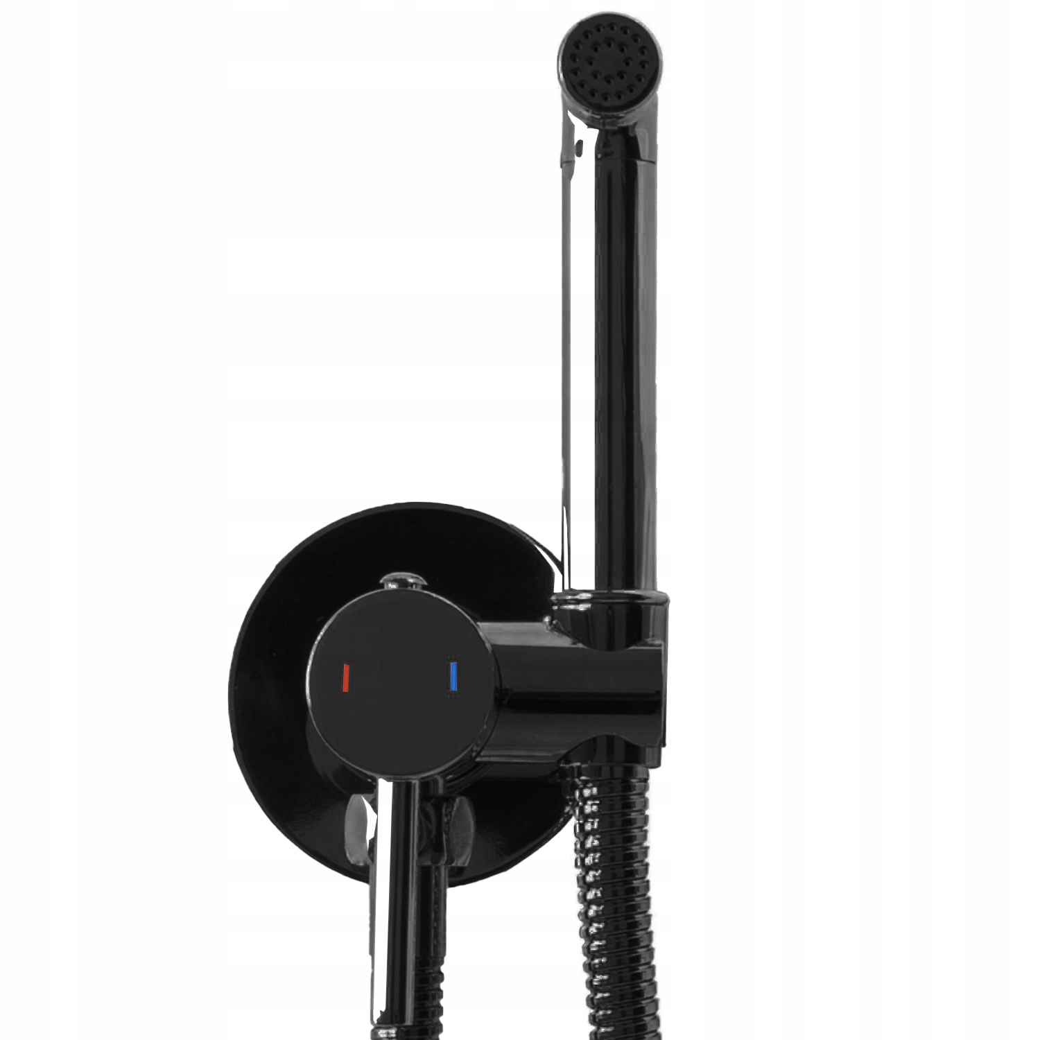 BATERIA DO BIDETU CZARNA BIDETTA REA LOOP BLACK METALIC CZARNA PODTYNKOWA Kolor czarny