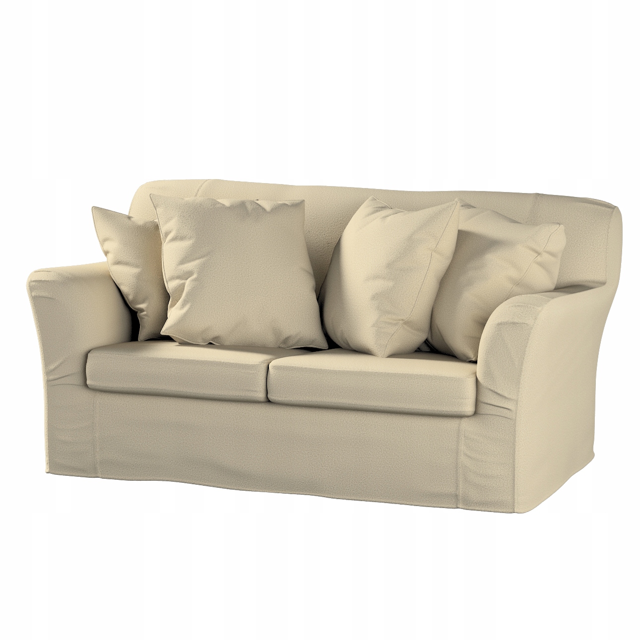 Dekoria Potah na pohovku Tomelilla 2-místný nerozkládací Ikea hnědý