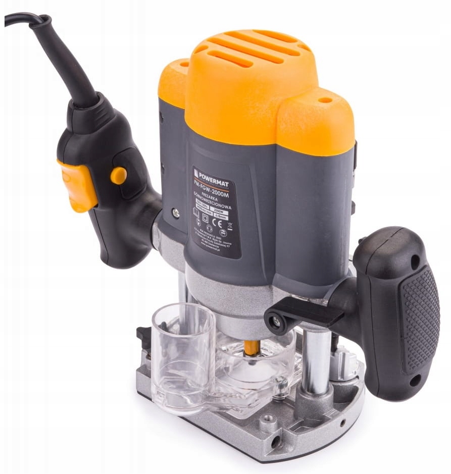 FREZARKA GÓRNOWRZECIONOWA 2000W 6-8mm WYCINARKA 11500-34000 RPM POWERMAT Marka Powermat