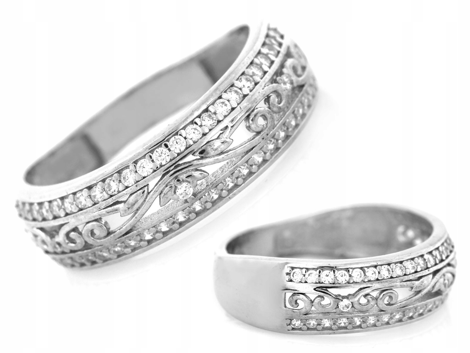 Dámský stříbrný prstýnek zirkon 925, módní pro maminku