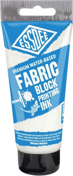 Tusz Do Druku Na Tkaninach Biały Fabric Block Essdee