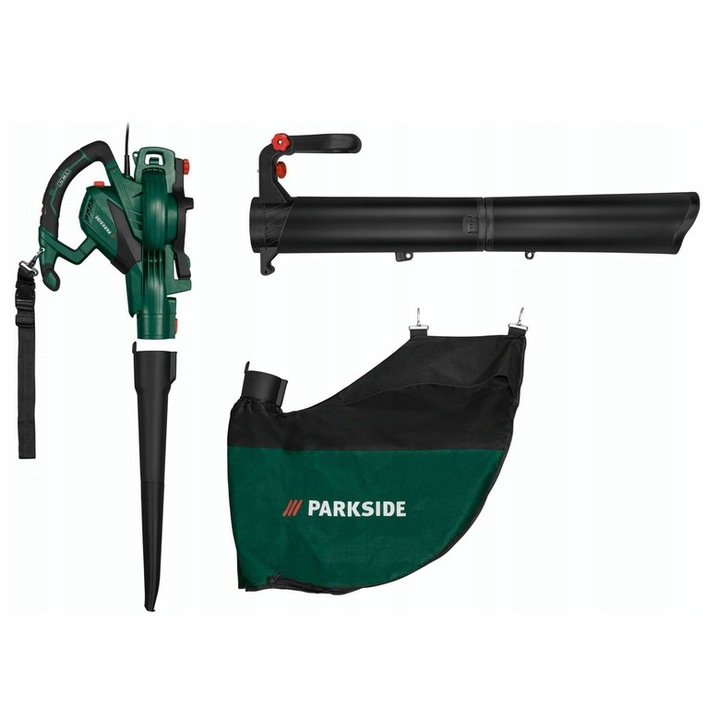 PARKSIDE PELSB 3000 A1 2-в-1 ПИЛОСОС ДЛЯ ЛИСТЯ З ПОВІТРЯНИМ ...СТАНОМ