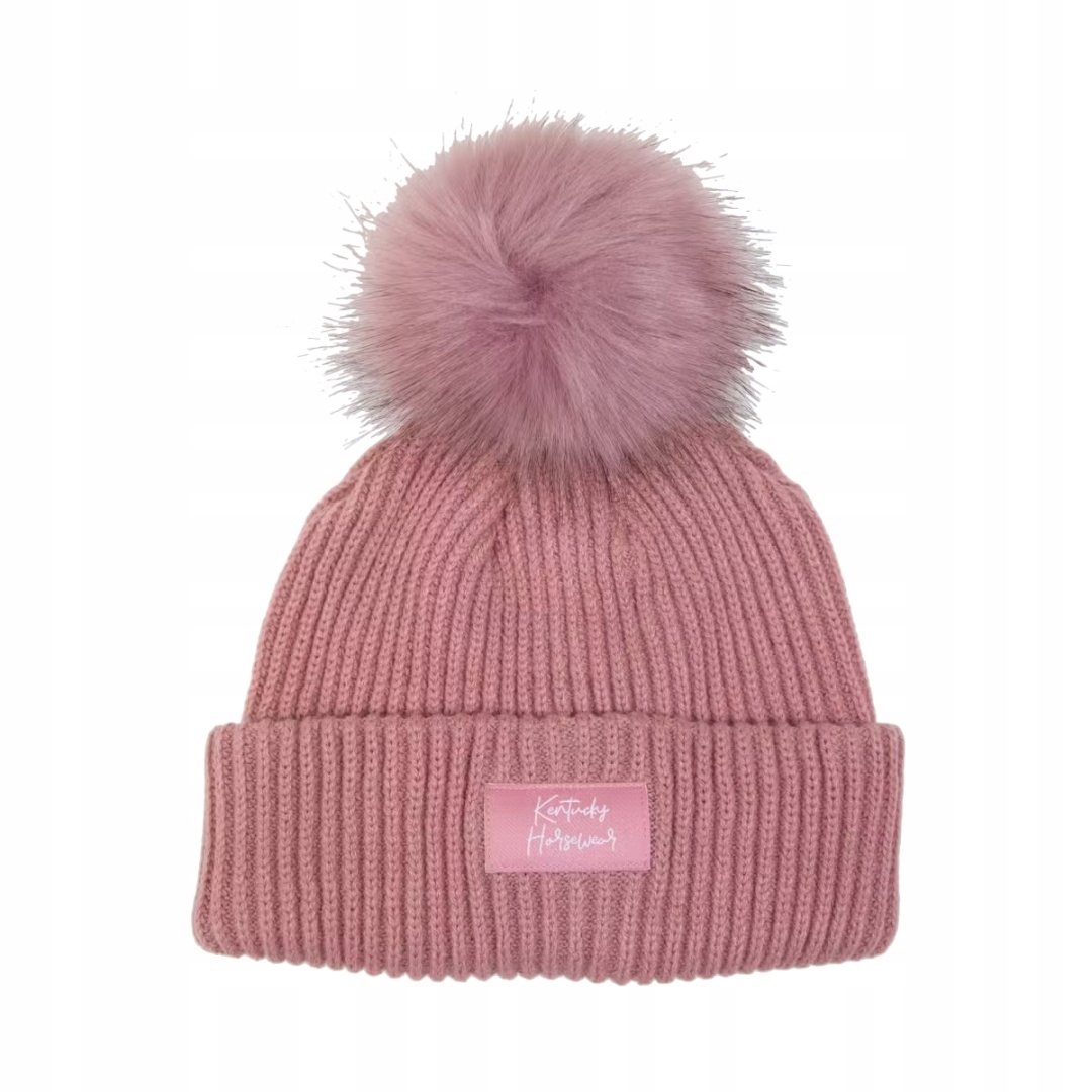 Czapka Kentucky Horsewear Beanie Pompom Czarny One Size