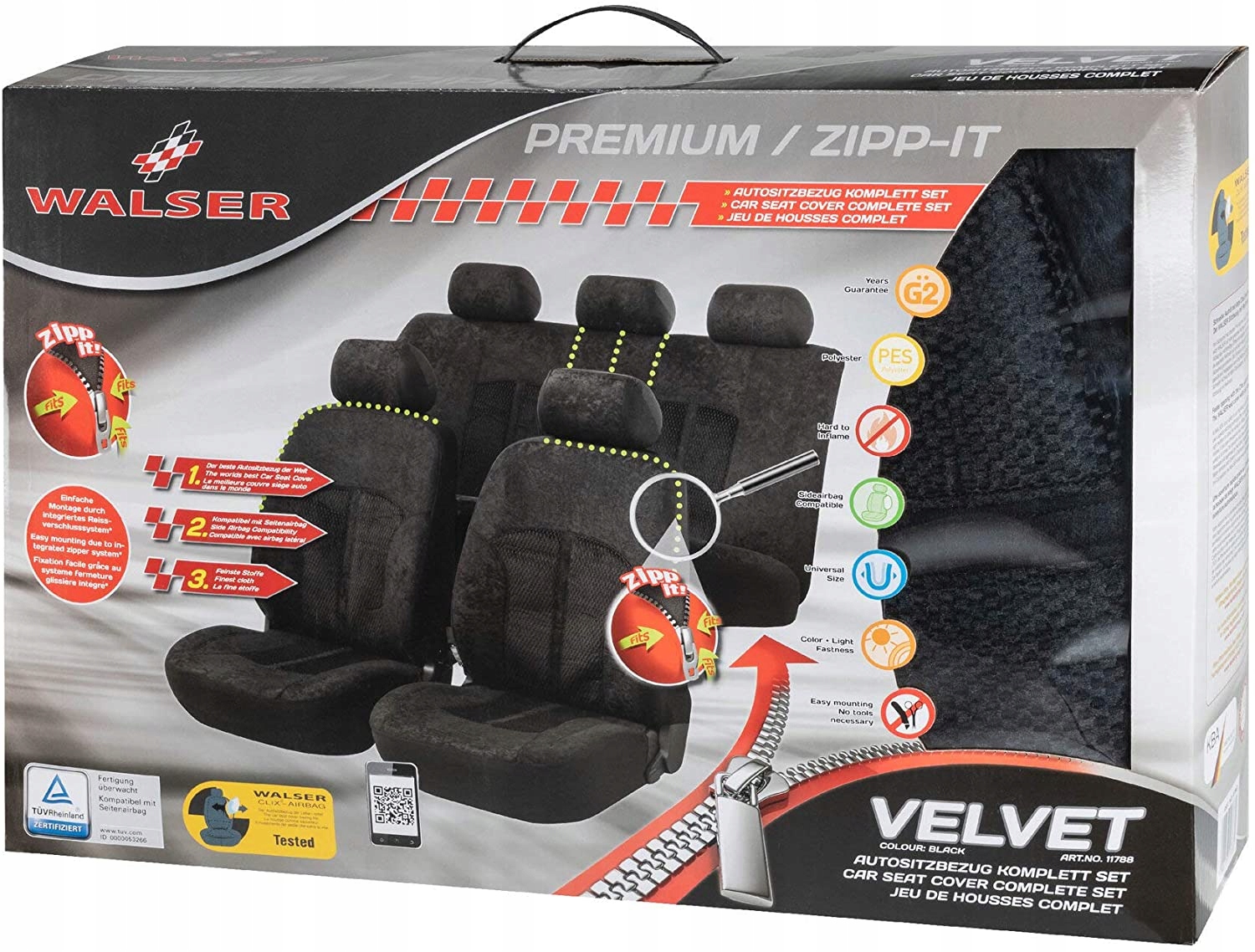 POKROWCE NA FOTELE WALSER 11788 UNIWERSALNE