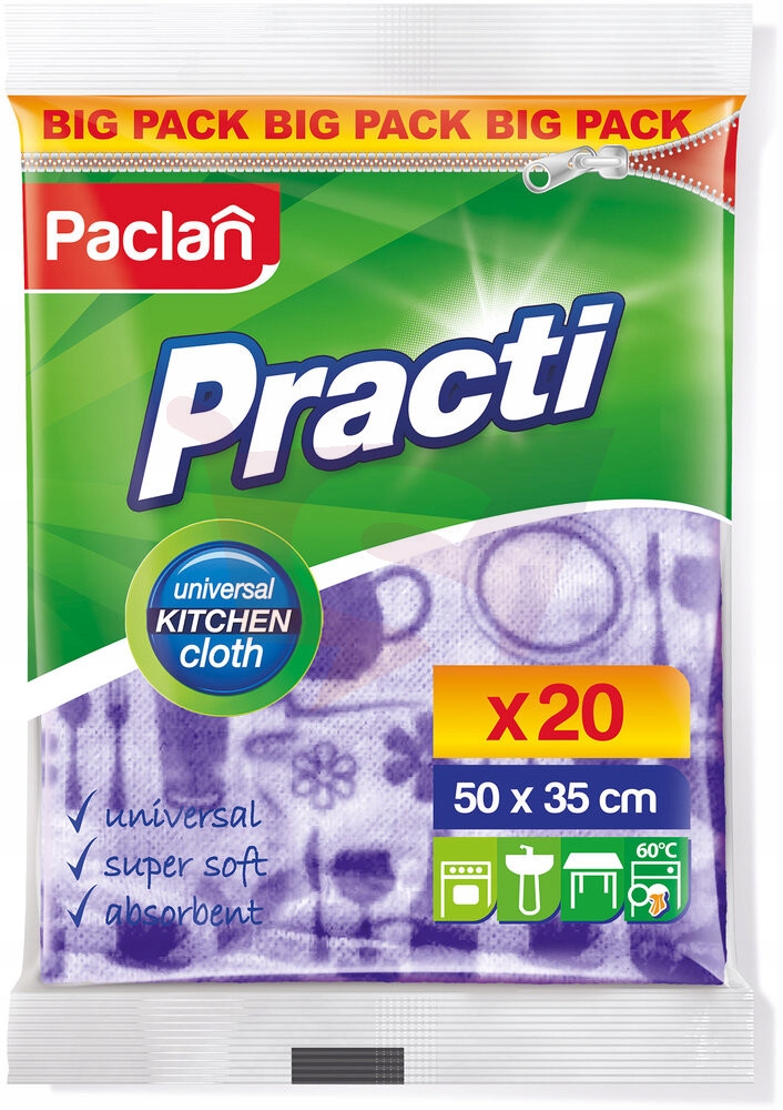 

Ścierki ściereczki uniwersalne Practi 50x35cm 20sz
