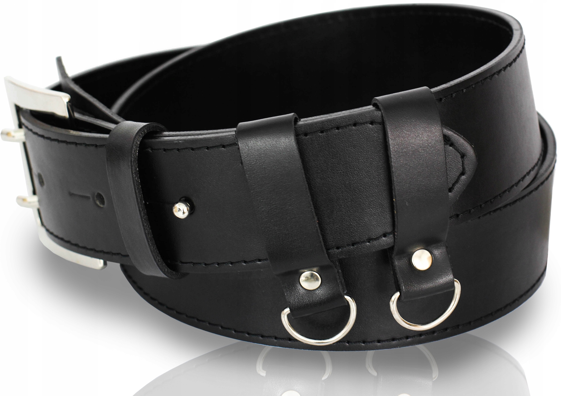 PAS oficerski skórzany pasek wojskowy SKÓRA r. 100 Marka Reverse