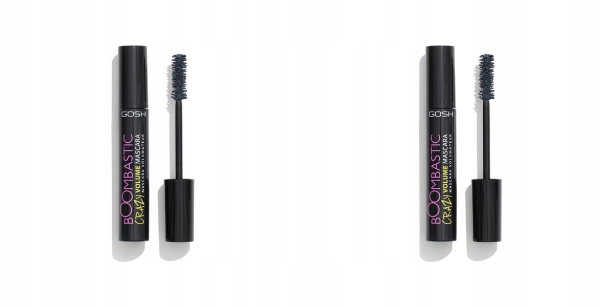 2x Gosh Tusz do rzęs Boombastic Crazy Mascara 004 Classic Grey