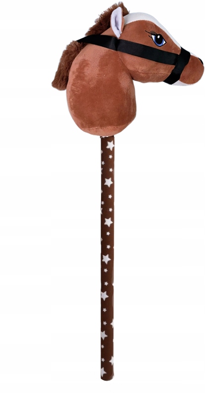 KOŃ NA KIJU ZABAWKA GŁOWA KONIA HOBBY HORSE KONIK PREZENT DŹWIĘK Wiek dziecka 3 lata +