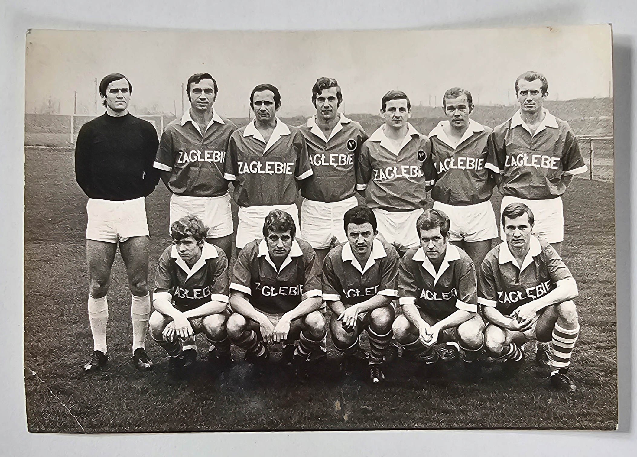 POCZTÓWKA GKS ZAGŁĘBIE SOSNOWIEC 1971
