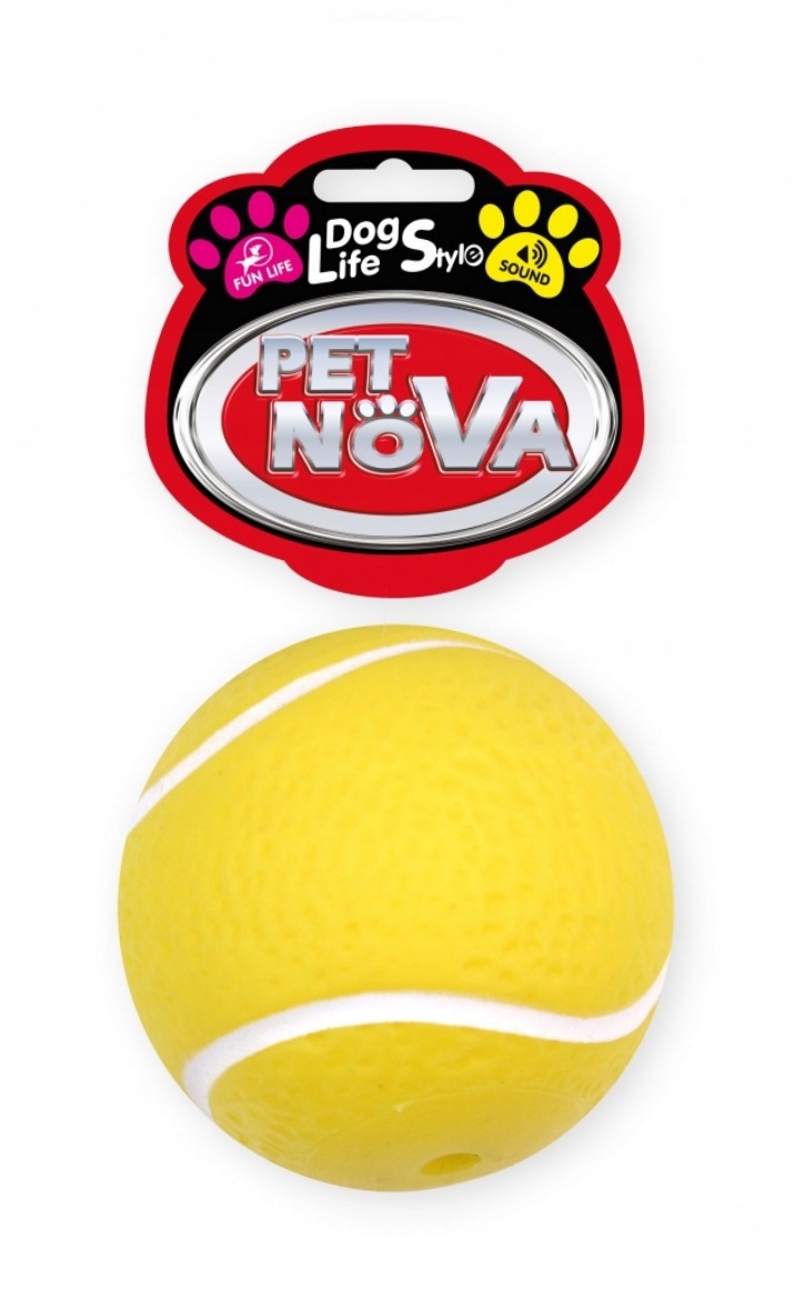 

Pet Nova zabawka winyl piszcząca Piłka Tenis 7cm