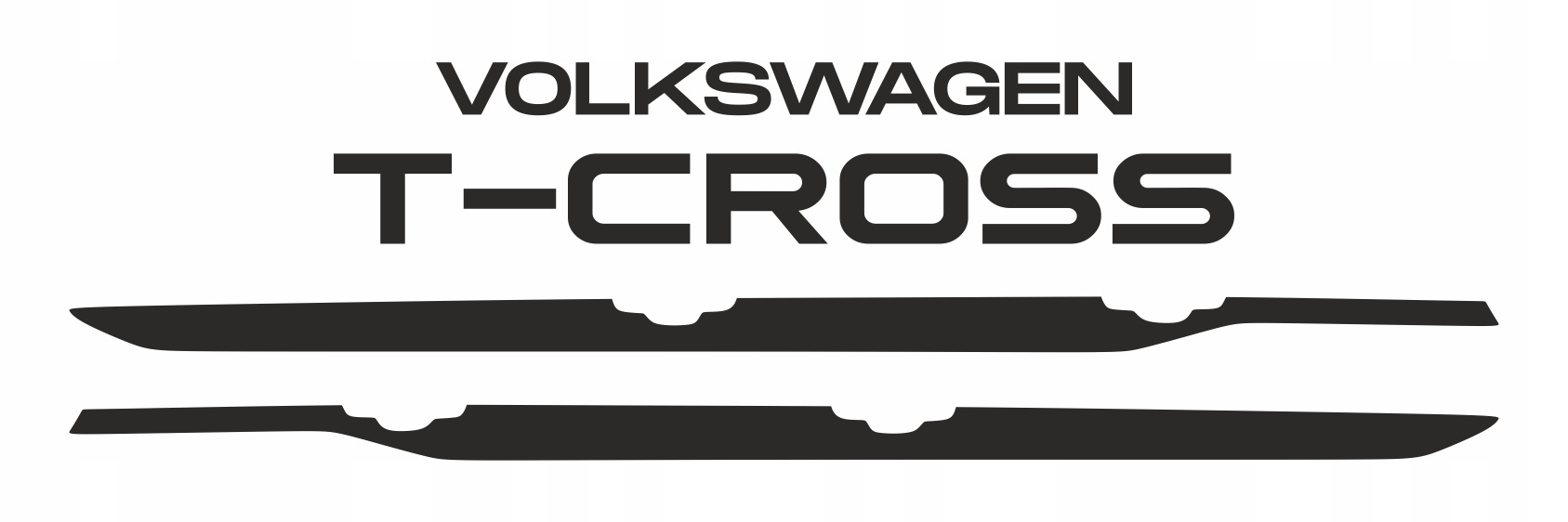 Samolepky Pásy pod kliky Vw T-cross