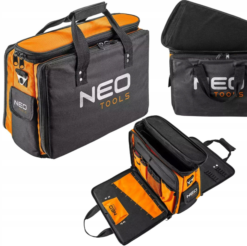 TORBA MONTERSKA NARZĘDZIOWA ORGANIZER NA RAMIĘ 43,5x20x33 cm NEO