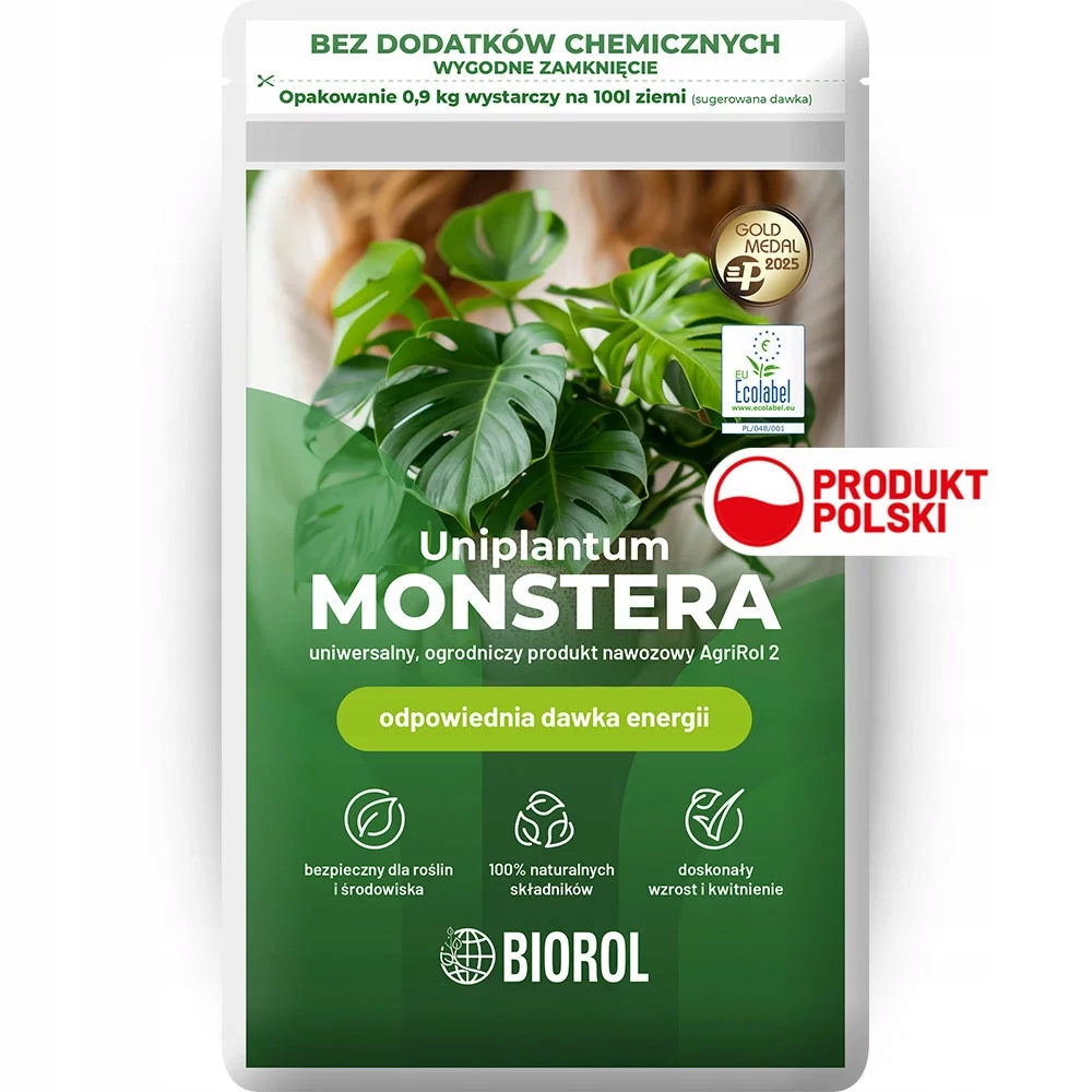 Biorol organický zlepšovač půdy pro Monstery 900 g hnojivo 3 kusy