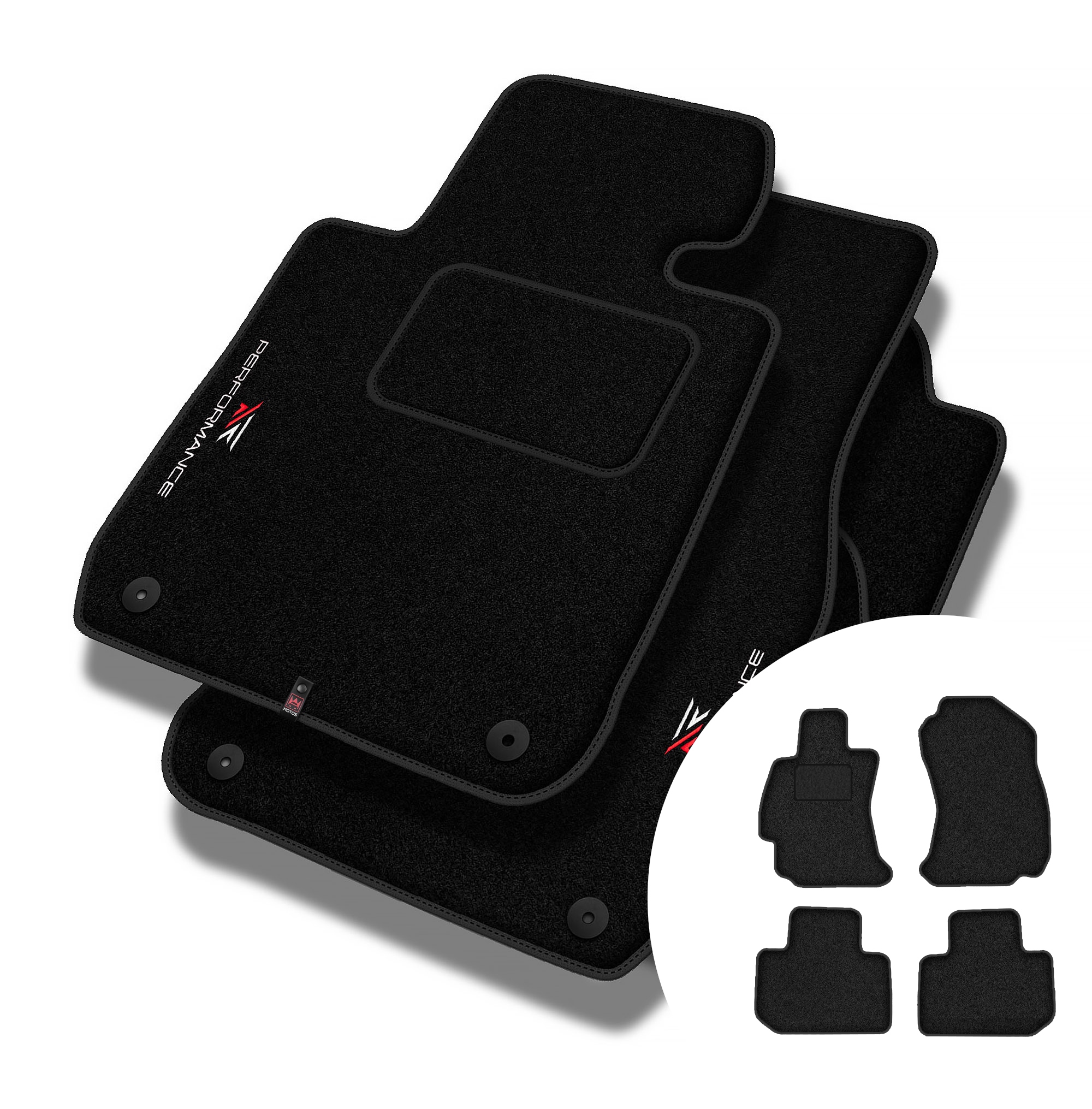 Velurové koberce Performance pro Subaru Forester IV Sj 2013-2018
