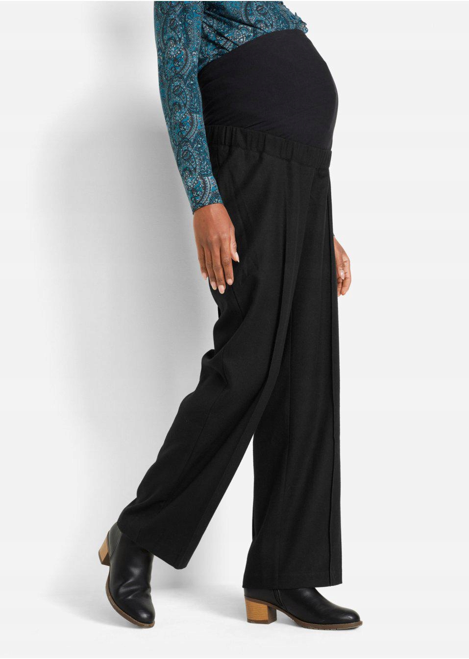 BONPRIX _SM AES CZARNE SPODNIE CIĄŻOWE _/ 42