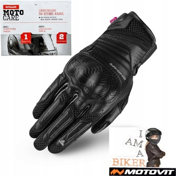 Rukavice Shima Rush Lady čierne veľ.XS +darčeky!