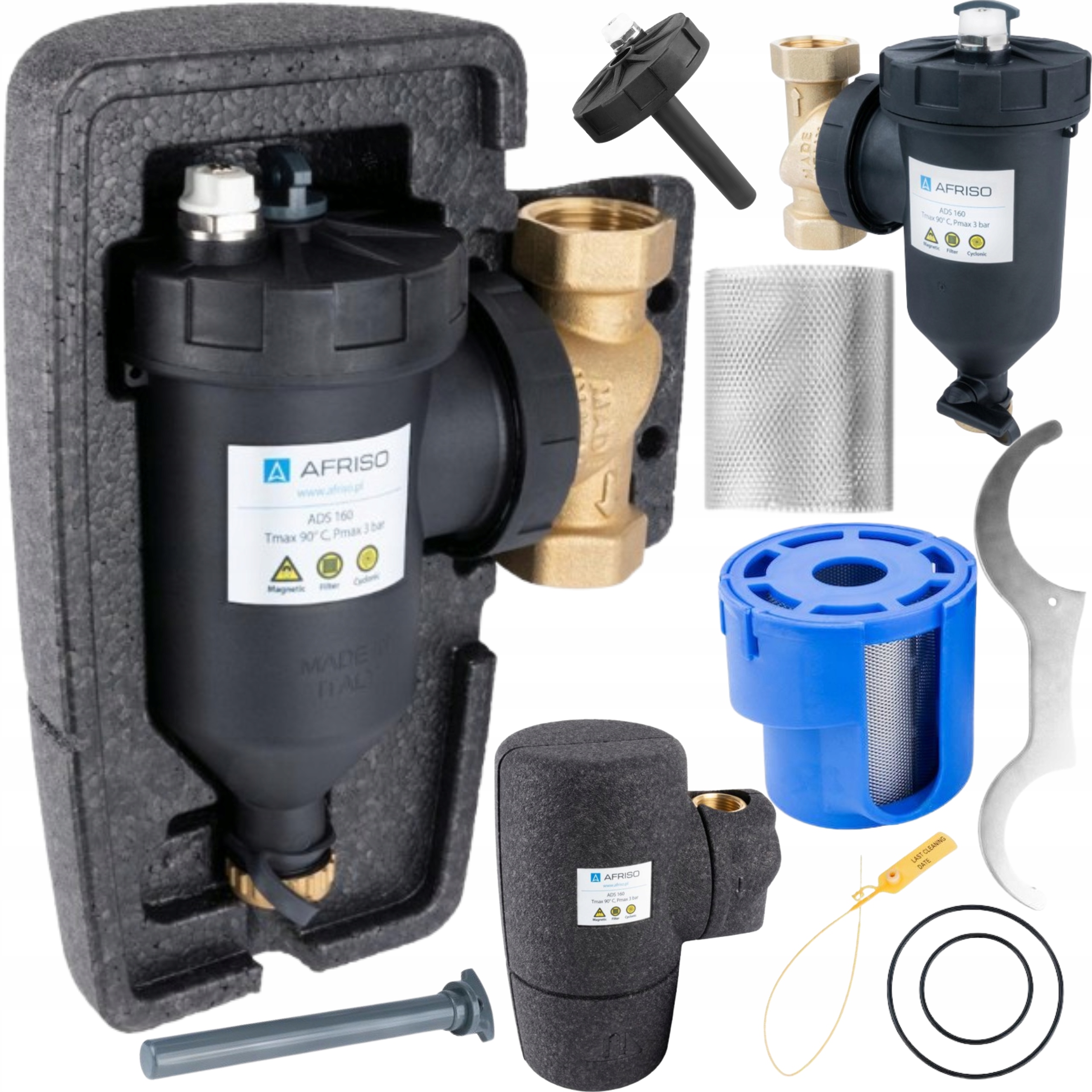 Separátor Magnetického Filtra Nečistôt 1" Afriso ADS160 Izolácia