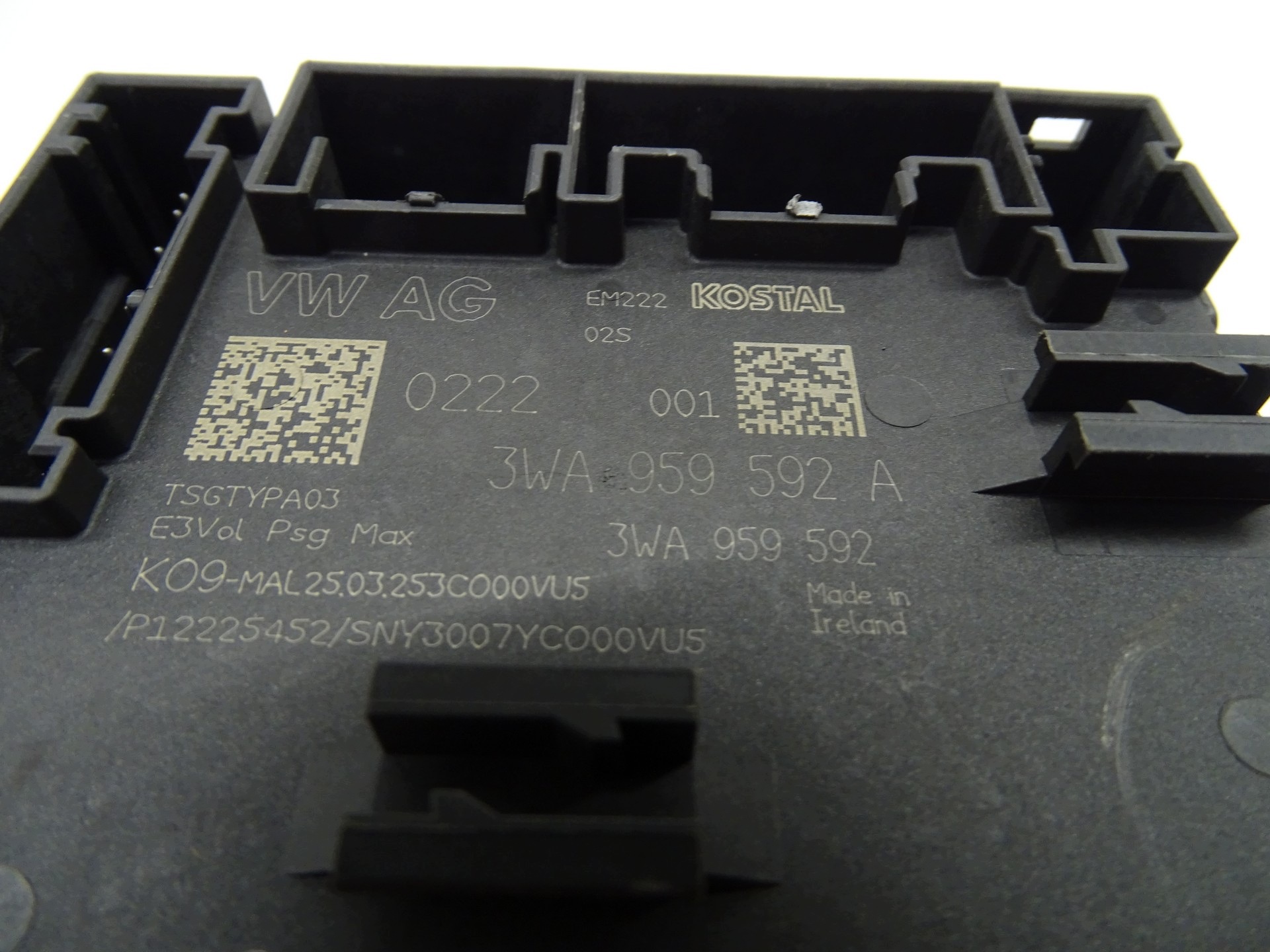module control unit door front VW GOLF VIII 3WA959592A