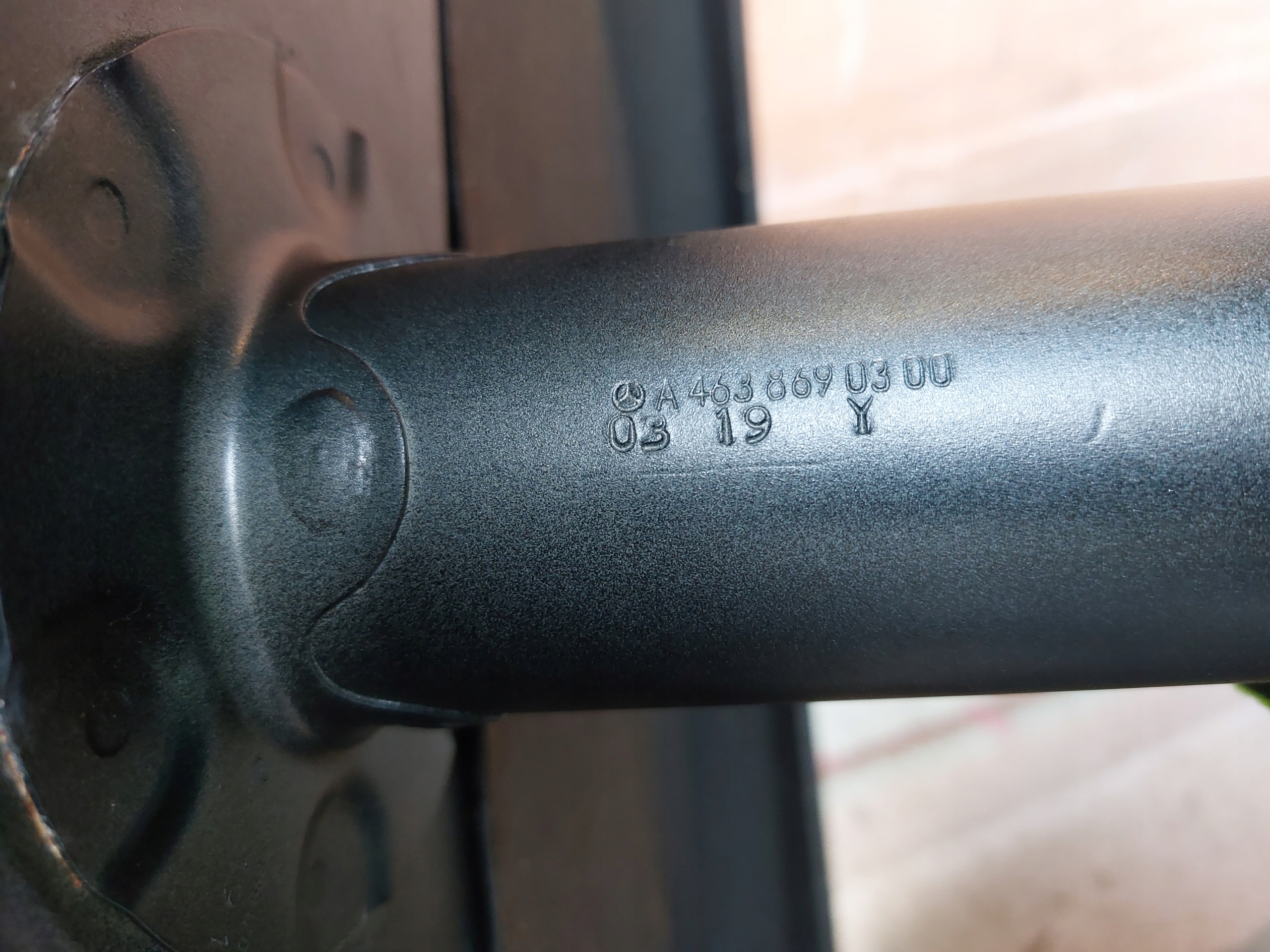 MERCEDES G W463 kryt kola rezervního