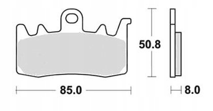 MCB856SV - ТОРМОЗНЫЕ КОЛОДКИ ПЕРЕДНИЕ TRW LUCAS BMW R 1200 GS ABS 13-15