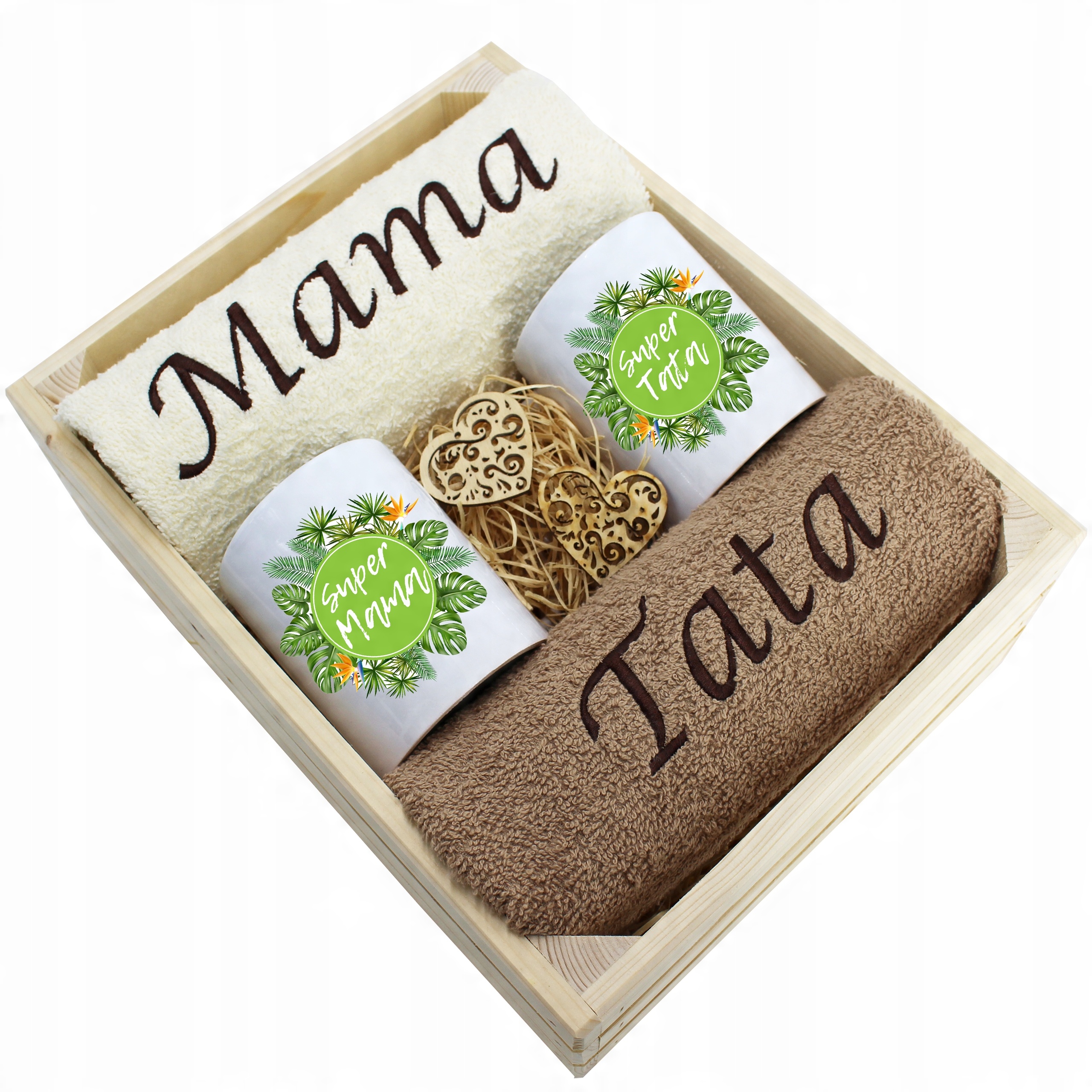 

Dla Mamy I Taty Komplet Ręczniki Kubki