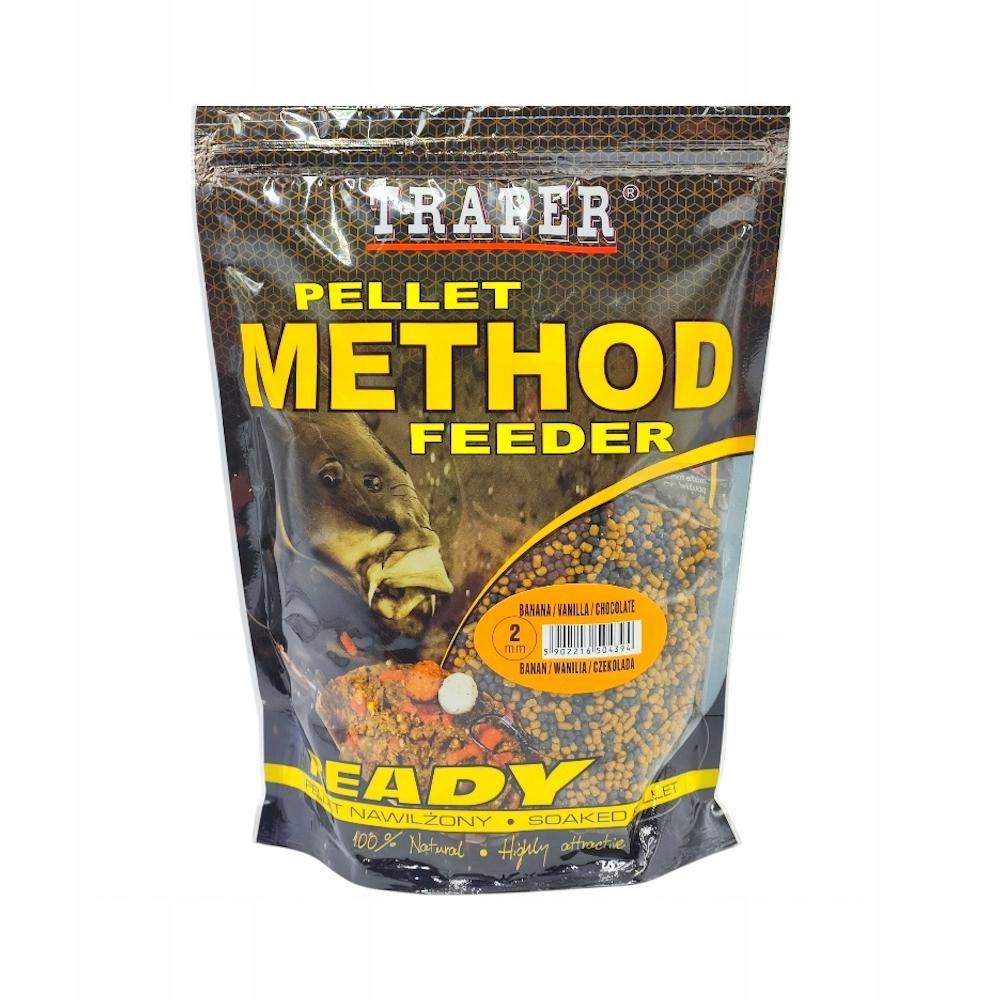 Traper Mf Pellet Ready 2mm 500g Banan/Wanilia/Czekolada